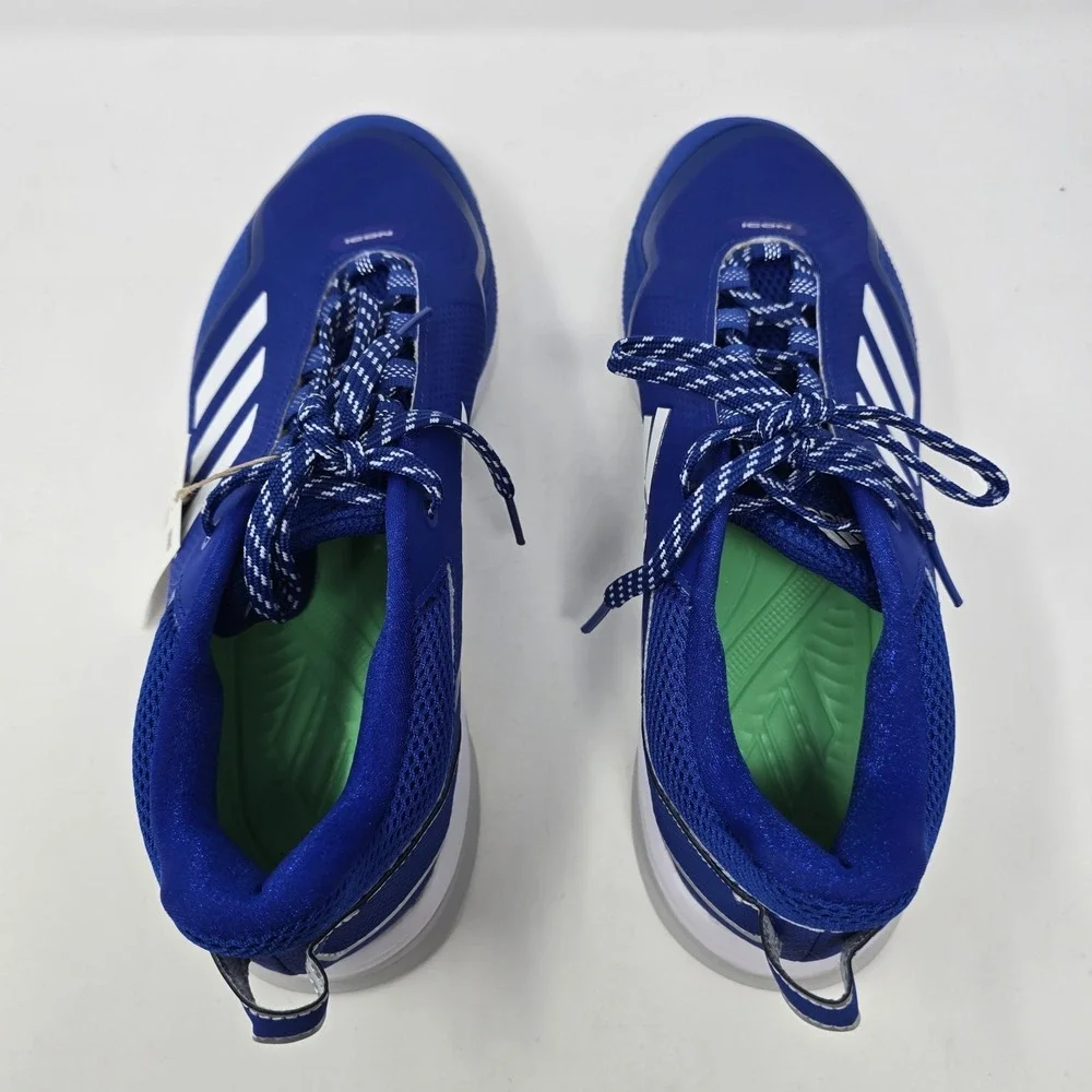 Adidas Icon 7 Turf Baseball Shoes Mens 12.5 Royal Blue White S23707 Cleats